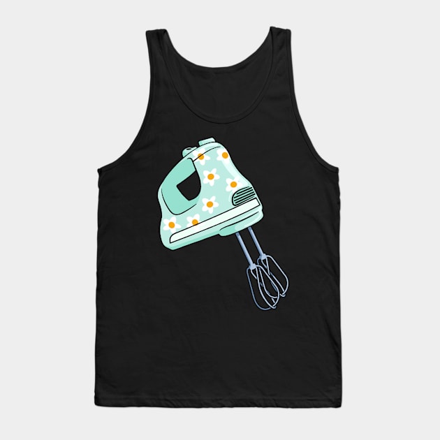 Mint Green Hand Mixer Tank Top by DreamPassion